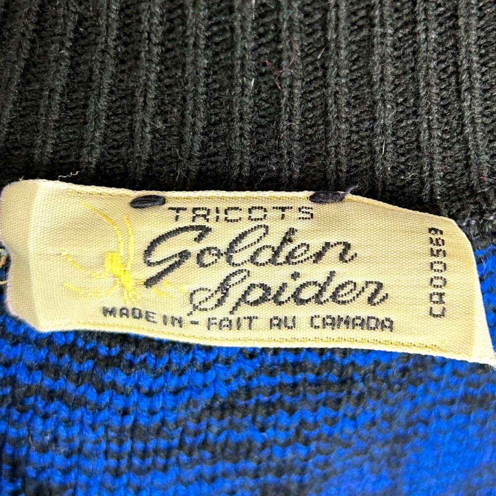 Vintage 80s V-neck Pullover Sweater - Picture 5 of 6